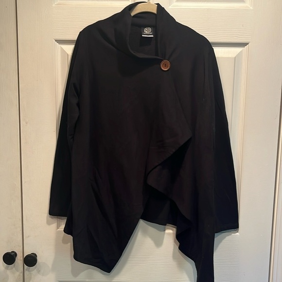 Bobeau brand size L 1- button closure knit  jacket - Picture 1 of 4